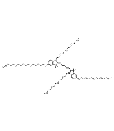 2107273-58-3	N-(m-PEG4)-N'-(m-PEG4)-O-(m-PEG4)-O'-(azide-PEG4)-Cy5 PROTAC(蛋白降解靶向嵌合体)