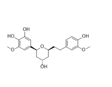 CAS ：182369-54-6  1,5-Epoxy-3-hydroxy-1-(3,4-dihydroxy-5-methoxyphenyl)-7-(4-hydroxy-3-methoxyphenyl)heptane  