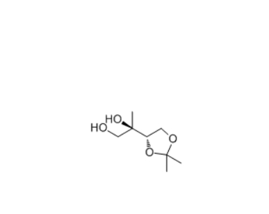   CAS ：129141-48-6   2-(2,2-Dimethyl-1,3-dioxolan-4-yl)propane-1,2-diol