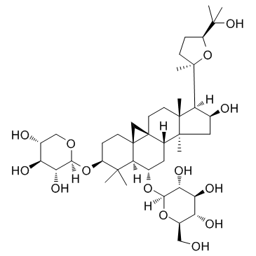 CAS:84687-43-4  Astragaloside IV	黄芪甲苷IV; 黄芪皂苷Ⅳ; 黄芪甲苷; 黄芪甲甙