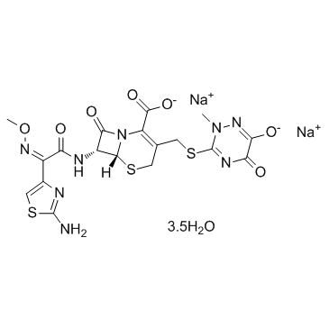 CAS:104376-79-6  Ceftriaxone Sodium Trihydrate	头孢曲松钠