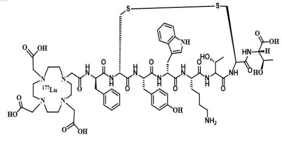 177Lu-DOTATATE分子探针|分子靶点:生长抑素类似物