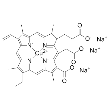 CAS:11006-34-1  Chlorophyllin (sodium copper salt)	叶绿素铜钠盐