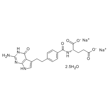 CAS:357166-30-4  Pemetrexed Disodium Hydrate	培美曲塞二钠水合物