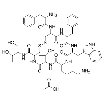 CAS:79517-01-4  Octreotide Acetate	  奥曲肽