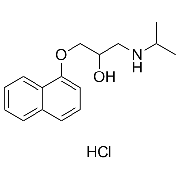 CAS:318-98-9  Propranolol HCl	盐酸普萘洛尔