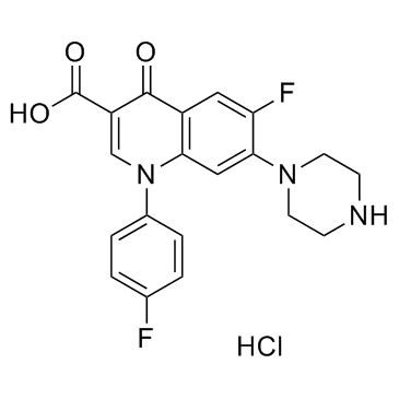 CAS:91296-87-6  Sarafloxacin HCl	盐酸沙氟沙星