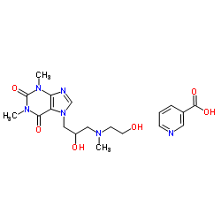 CAS:437-74-1	Xanthinol Nicotinate	   烟酸占替诺    规模供应