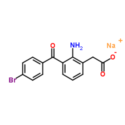 CAS:91714-93-1	  Bromfenac (sodium)   溴芬酸钠   药物分子开发