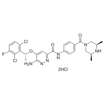 CAS:2137030-98-7	Ensartinib (dihydrochloride)	恩萨替尼盐酸盐  大包装