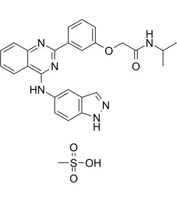 CAS:2109704-99-4	   Belumosudil (mesylate)	    化合物优化