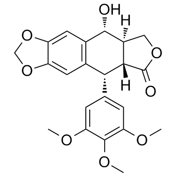 CAS:518-28-5	Podofilox	鬼臼毒素    路线研究