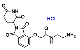   CAS ： 2341841-02-7       Thalidomide-O-amido-C2-NH2 hydrochloride   沙利度胺 4'-氧乙酰胺-烷基C2-胺