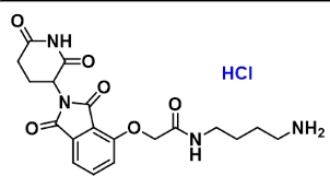 CA: 2245697-86-1     Thalidomide-O-amido-C4-NH2 hydrochloride   沙利度胺 4'-氧乙酰胺-烷基C4-胺 盐酸盐  