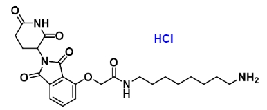 CAS : 2415263-07-7     Thalidomide-O-amido-C8-NH2 hydrochloride    萨力多胺-O-酰胺-C8-氨基盐酸盐  