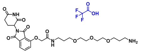  CAS  : 1799711-29-7    Thalidomide-O-amido-C3-PEG3-C1-NH2    沙利度胺-O-酰胺-C3-三聚乙二醇-C1-氨基 