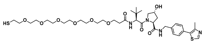 (S,R,S)-AHPC-PEG6-SH         (S,R,S)-AHPC-六聚乙二醇-巯基