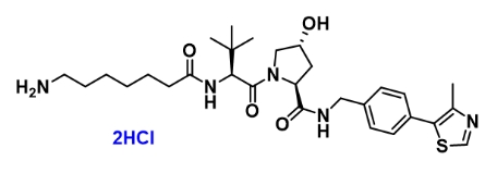 CAS:2341796-77-6          (S,R,S)-AHPC-C6-NH2(dihydrochloride)             (S,R,S)-AHPC-C6-氨