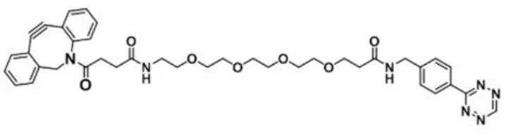 DBCO-PEG4-Tetrazine   二苯并环辛炔-四聚乙二醇-四嗪    粉色固体