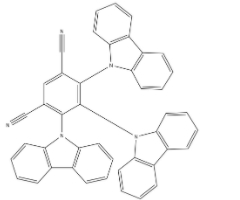 4,5,6-Tri-9H-carbazol-9-yl-1,3-benzenedicarbonitrile  