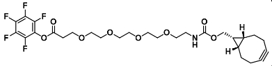 2741299-22-7   endo BCN-PEG4-PFP ester  (1R,8S,9S)-双环[6.1.0]壬-四聚乙二醇-五氟苯酚酯