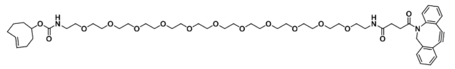 (4E)-TCO-PEG11-DBCO (4E)-反式环辛烯-十一聚乙二醇-二苯并环辛炔