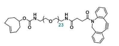 (4E)-TCO-PEG23-DBCO (4E)-反式环辛烯-二十三聚乙二醇-二苯并环辛炔