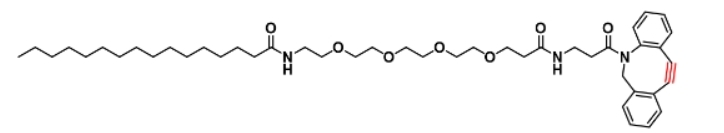 DBCO-PEG4-Palmitate 二苯并环辛炔-四聚乙二醇-棕榈酸  点击化学