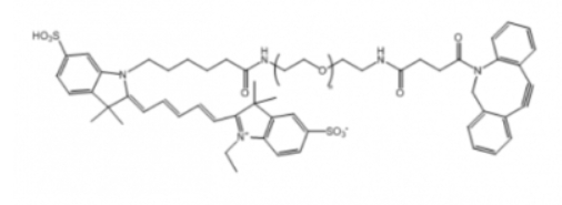 DBCO-PEG-CY5 二苯环辛炔-聚乙二醇-CY5  水溶性试剂