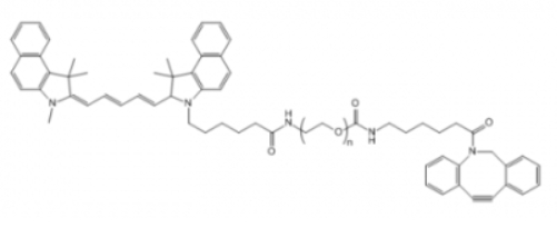 Cy5.5-PEG-DBCO Cy5.5-聚乙二醇-二苯基环辛炔  试剂