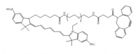 DBCO-PEG-CY7 二苯环辛炔-聚乙二醇-CY7    点击化学试剂