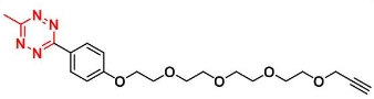 CAS: 1802907-97-6    Methyltetrazine-PEG5-alkyne   甲基四嗪-五聚乙二醇-炔