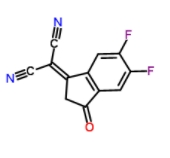 (5,6-二氟-3-氧代-2,3-二氢-1H-茚-1-亚基)丙二腈	  