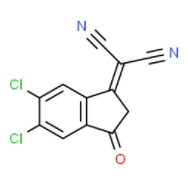 2-(5,6-二氯-3-氧代-2,3-二氢-1H-茚-1-亚基)丙二腈	  