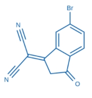 2-(6-溴-3-氧代-2,3-二氢-1H-茚-1-亚基)丙二腈	  