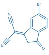 	2-(6-溴-3-氧代-2,3-二氢-1H-茚-1-亚基)丙二腈	  