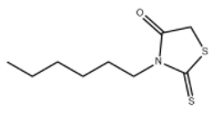 	3-己基-2-硫代噻唑烷-4-酮	  