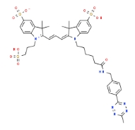 1801924-47-9     Sulfo-Cy3-Methyltetrazine   Sulfo-Cy3-甲基四嗪   点击化学试剂