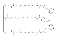 Ald-Ph-PEG4-bis-PEG3-methyltetrazine    点击化学试剂  ADC linker