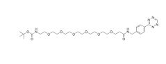 Tetrazine-Ph-NHCO-PEG6-NH-Boc   点击化学试剂   PROTAC linker