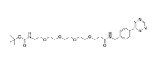 Tetrazine-Ph-NHCO-PEG4-NH-Boc   点击化学试剂     PROTAC linker