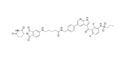 CAS:	2417296-82-1	PROTAC BRAF-V600E degrader-2    PROTACs（蛋白降解靶向嵌合体）