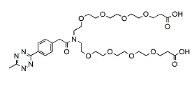 2639395-39-2  Methyltetrazine-amido-N-bis(PEG4-acid)   点击化学试剂