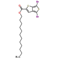	4,6-二溴噻吩并[3,4-b]噻吩-2-甲酸十二烷基酯	  