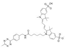 Sulfo-CY3 tetrazine potassium   荧光染料   sulfo-Cyanine3 衍生物   点击化学试剂