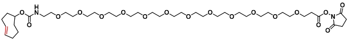 2185016-39-9   (4E)-TCO-PEG12-NHS ester    (4E)-反式环辛烯-十二聚乙二醇-琥珀酰亚胺酯