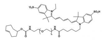 TCO-PEG-CY5   反式环辛烯聚乙二醇Cy5     CY5-聚乙二醇-反式环辛烯