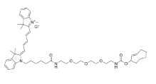 Cy5-PEG3-TCO     TCO-PEG3-Cyanine5   Cyanine 5 (Cy5) 染料衍生物    点击化学