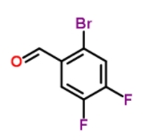 2-溴-4,5-二氟苯甲醛	  