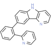  8-[2-(2-吡啶基)苯基]-5H-吡啶并[3,2-b]吲哚	